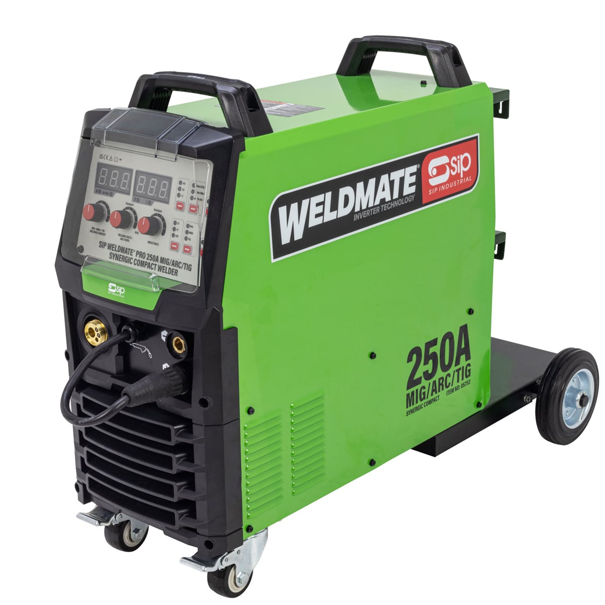 SIP WELDMATE® PRO 250A MIG/ARC/TIG Synergic Compact Inverter Welder